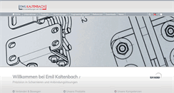 Desktop Screenshot of kaltenbach-scharniere.de