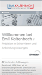 Mobile Screenshot of kaltenbach-scharniere.de