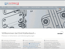 Tablet Screenshot of kaltenbach-scharniere.de